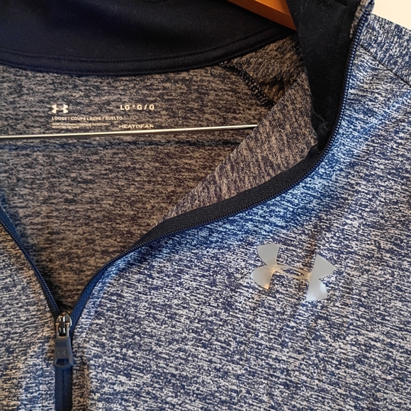Under Armour Navy and Heathered Gray Top - Picture 2 of 4